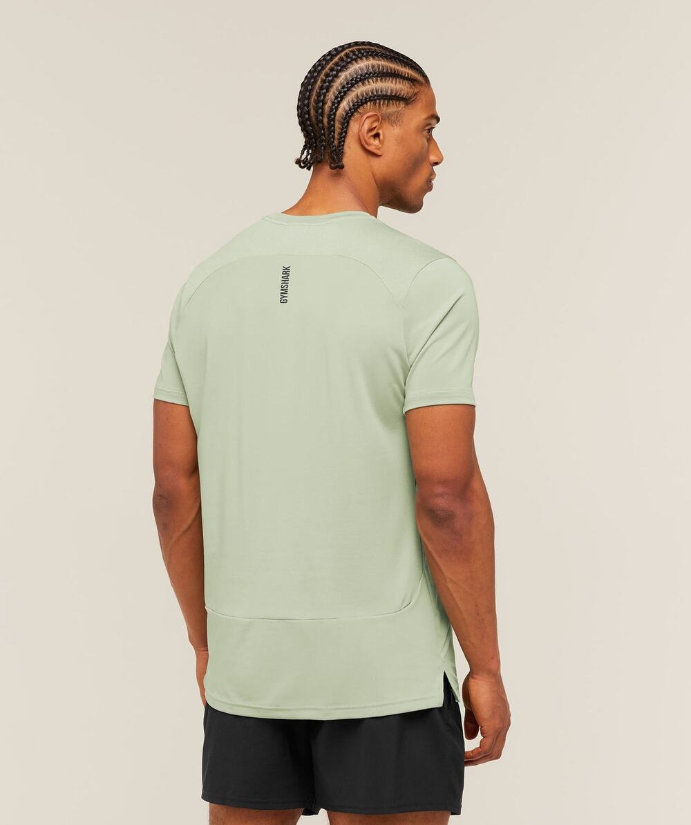 Gymshark NEW Sports Athletic Shirt Workout Haze Green Medium